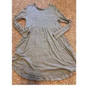 Maurices size XXL Long Sleeve Gray Dress with Pockets